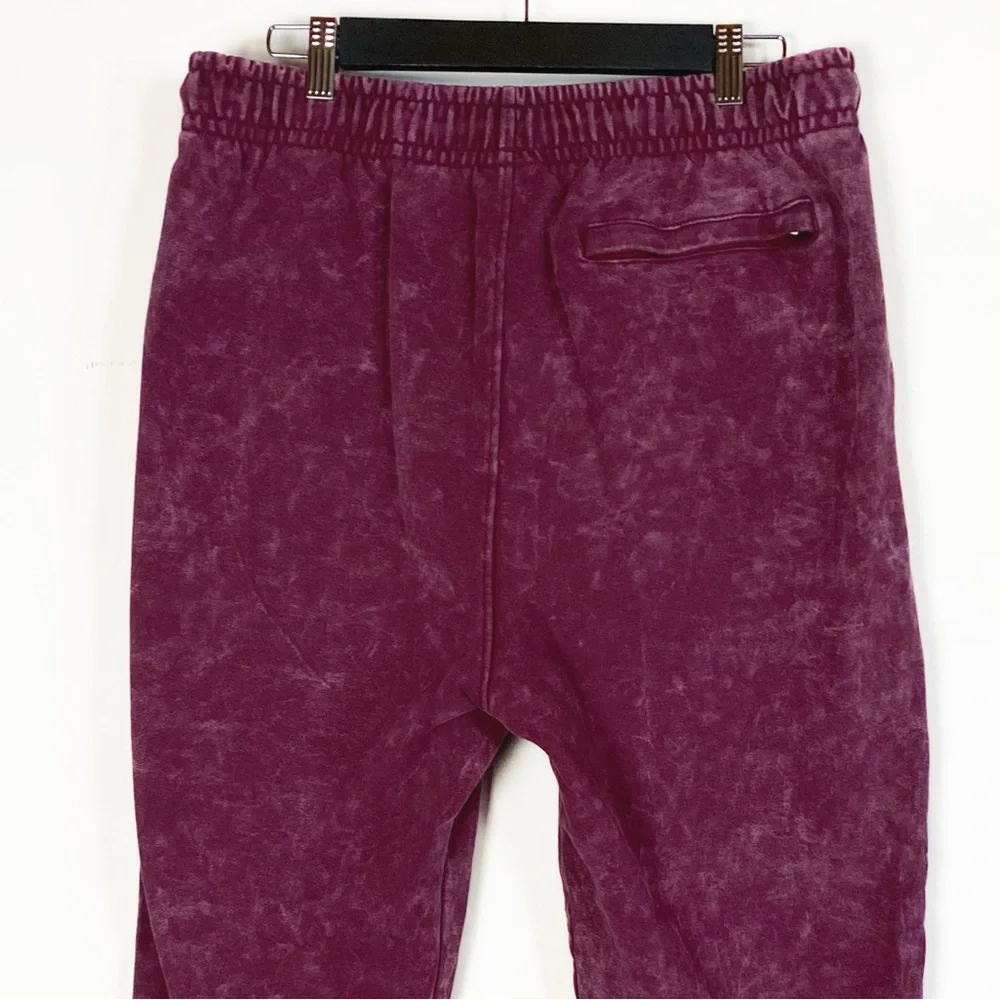 Jordan Flight Fleece Mens Washed Pants Maroon Jogger Pants size L